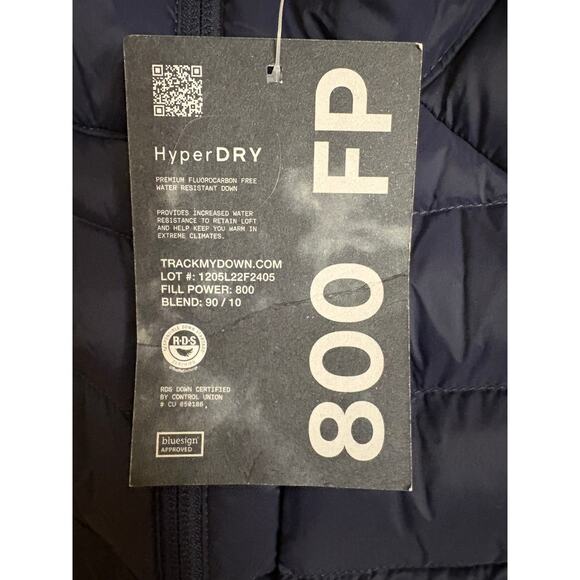 Lands End- Men's Wanderweight Packable Down Vest - Brand New - Picture 6 of 9